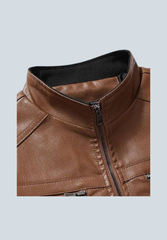 Murphy Brown Biker Leather Jacket